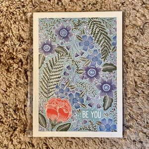 Floral boho art print